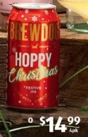 ALDI Brewdog hoppy christmas festive ipa offer