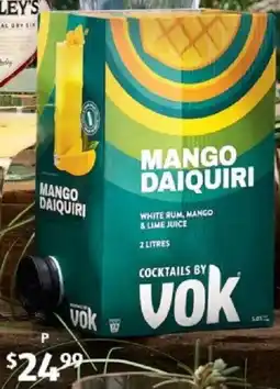 ALDI Vok mango daiquiri ready to serve cocktail offer