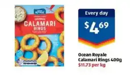 ALDI Ocean royale calamari rings offer