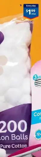 ALDI Lacura cotton balls offer