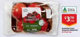 ALDI Australian truss tomatoes offer