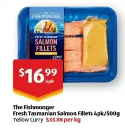 ALDI The fishmonger fresh tasmanian salmon fillets offer