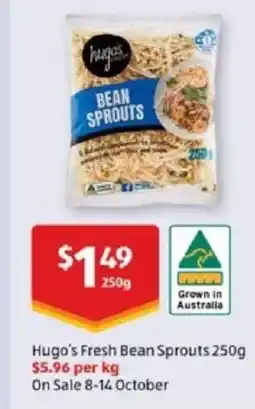ALDI Hugo's fresh bean sprouts offer