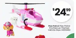 Toymate Paw Patrol Paw Patrol Fire Rescue Themed Vehicle Skye offer