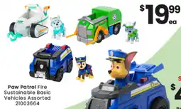 Toymate Paw Patrol Fire Sustainable Basic Vehicles Assorted offer