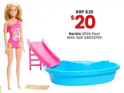 Toymate Barbie 2024 Pool With Doll offer