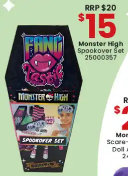 Toymate Monster High Spookover Set offer