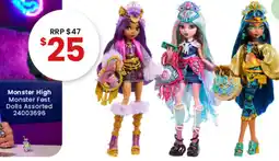Toymate Monster High Monster Fest Dolls Assorted offer