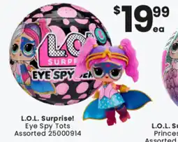 Toymate L.O.L. Surprise! Princess Tots Assorted offer