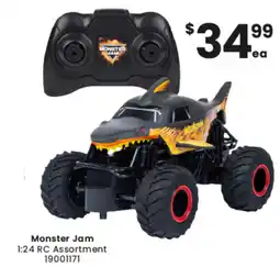 Toymate Monster Jam 1:24 RC Assortment offer