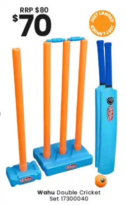 Toymate Wahu Double Cricket Set offer