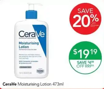 Terry White CeraVe Moisturising Lotion offer