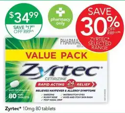 Terry White Zyrtec 10mg offer