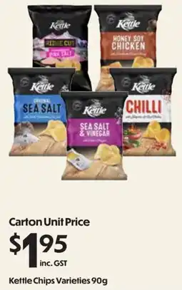 Campbells Wholesale Kettle Chips Varieties offer