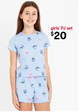 Kmart girls' PJ set offer