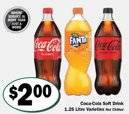 Friendly Grocer Coca-Cola Soft Drink Varieties offer