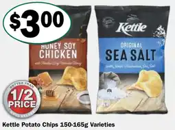 Friendly Grocer Kettle Potato Chips Varieties offer
