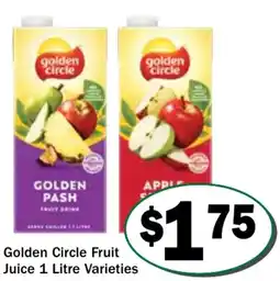 Friendly Grocer Golden Circle Fruit Juice Varieties offer
