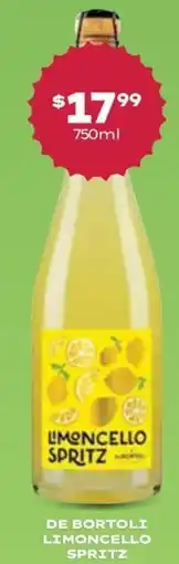 Thirsty Camel De bortoli limoncello spritz offer