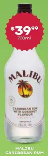 Thirsty Camel Malibu caribbean rum offer
