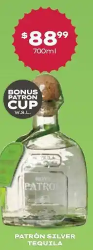 Thirsty Camel Patrón silver tequila offer