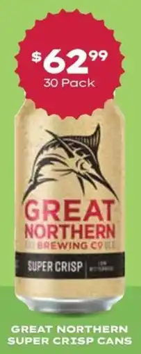 Thirsty Camel Great northern super crisp cans offer