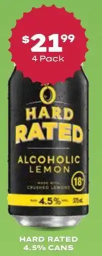 Thirsty Camel Hard rated 4.5% cans offer