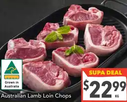 Supa Valu Australian Lamb Loin Chops offer