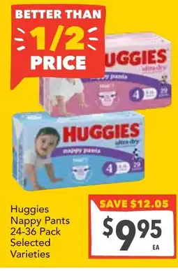 Supa Valu Huggies Nappy Pants offer