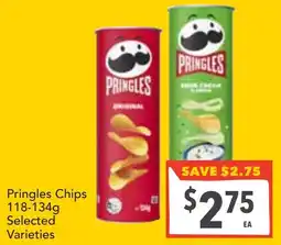 Supa Valu Pringles Chips Selected Varieties offer
