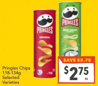 Supa Valu Pringles Chips Selected Varieties offer