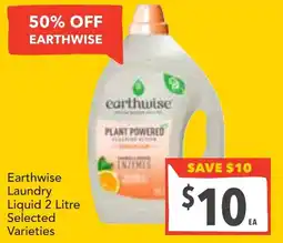 Supa Valu Earthwise Laundry Liquid Selected Varieties offer