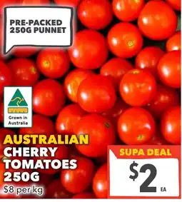 Supa Valu Australian cherry tomatoes offer