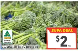 Supa Valu Australian Baby Broccoli offer