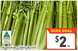 Supa Valu Australian Celery Bunch offer