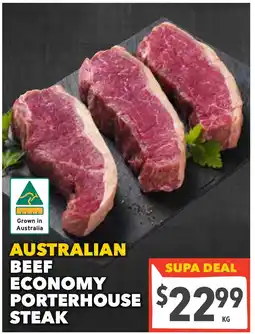 Supa Valu Australian beef economy porterhouse steak offer