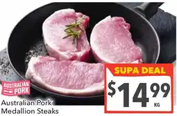 Supa Valu Australian Pork Medallion Steaks offer