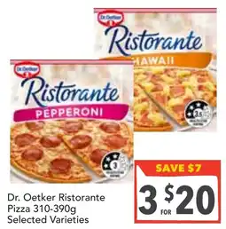Supa Valu Dr. oetker ristorante pizza selected varieties offer