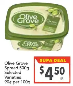 Supa Valu Olive grove spread selected varieties offer