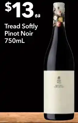 Supa Valu Tread softly pinot noir offer
