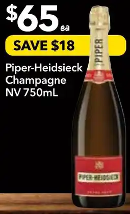Supa Valu Piper-heidsieck champagne nv offer