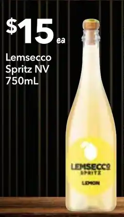 Supa Valu Lemsecco spritz nv offer