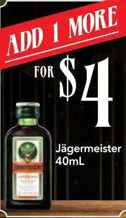 Supa Valu Jägermeister offer
