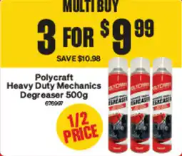 SuperCheap Auto Polycraft heavy duty mechanics degreaser offer