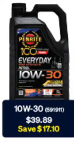 SuperCheap Auto Semi synthetic everyday engine oils offer