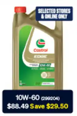 SuperCheap Auto Castrol edge 0w-40, 10w-60 or 10w-30 engine oils offer