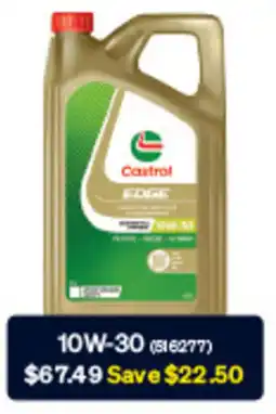 SuperCheap Auto Castrol edge 0w-40, 10w-60 or 10w-30 engine oils offer