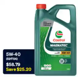 SuperCheap Auto Selected castrol magnatec 5w-30 or 5w-40 engine oils offer