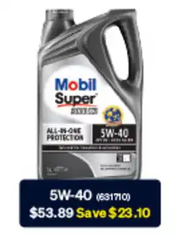 SuperCheap Auto Mobil all-in-one protection 0w-20 or 5w-40 engine oils offer