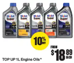 SuperCheap Auto Top up engine oils offer